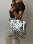 Load image into Gallery viewer, LIMITED EDITION MIROIR SAC PLAT	SILVER MONOGRAM

