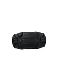Load image into Gallery viewer, Black Monogram Embossed Leather Dahlia Hobo
