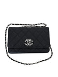 Load image into Gallery viewer, CHANEL WALLET ON CHAIN BLACK
