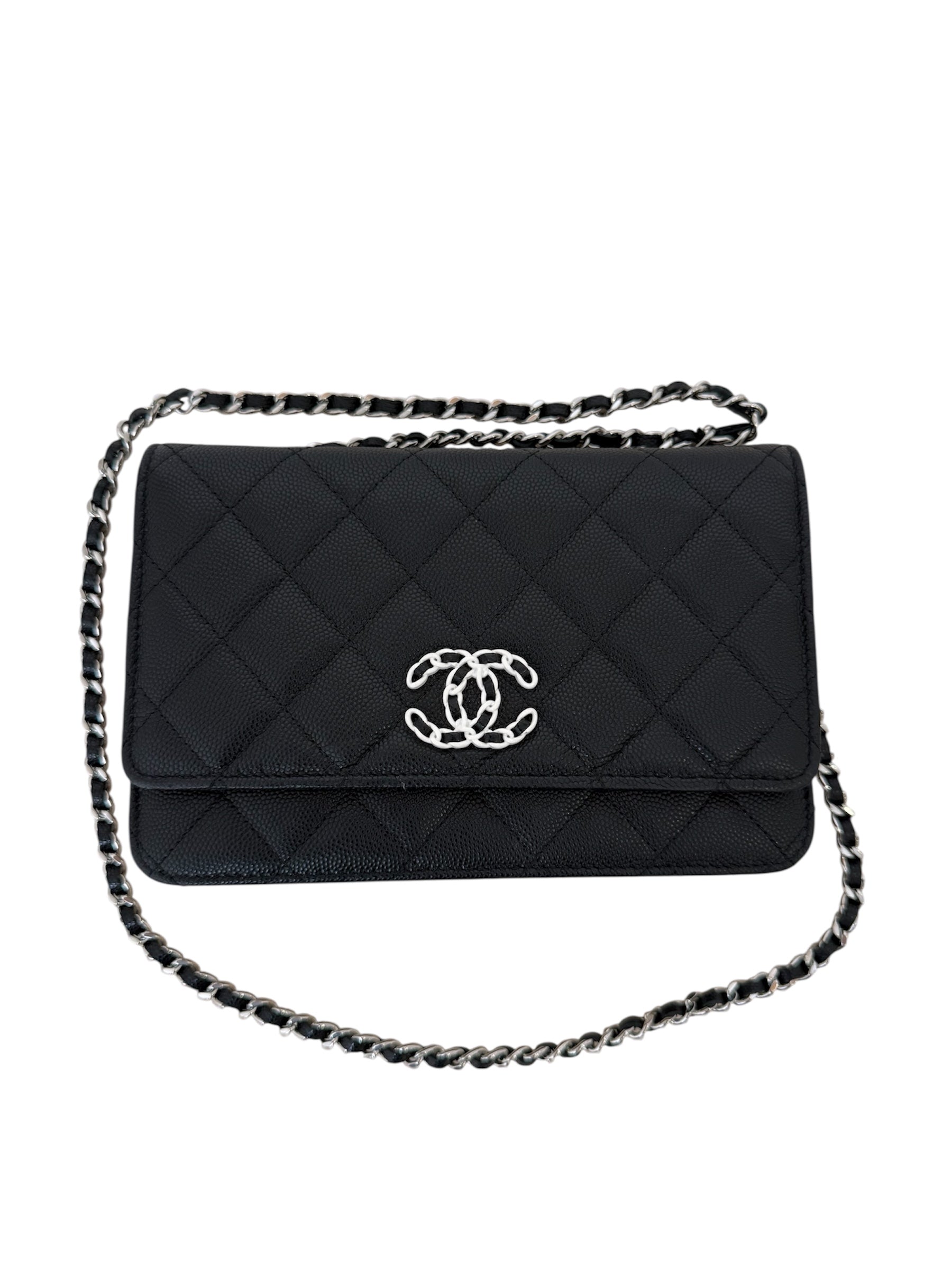 CHANEL WALLET ON CHAIN BLACK