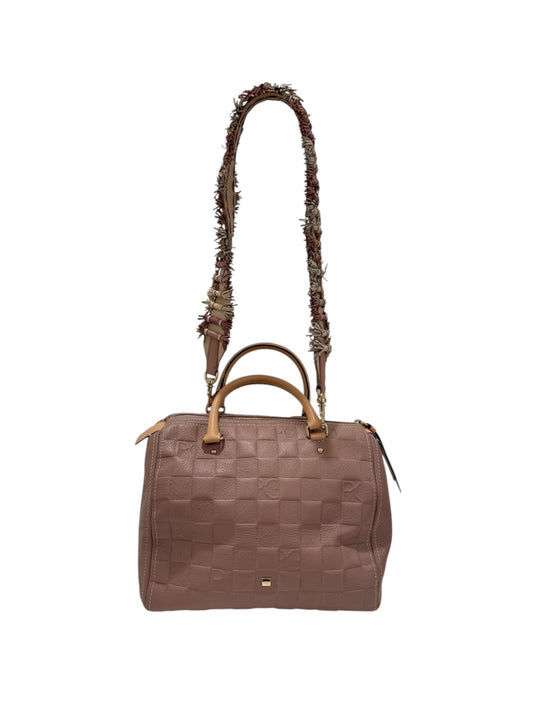 Pale Rose Leather Hand Bag