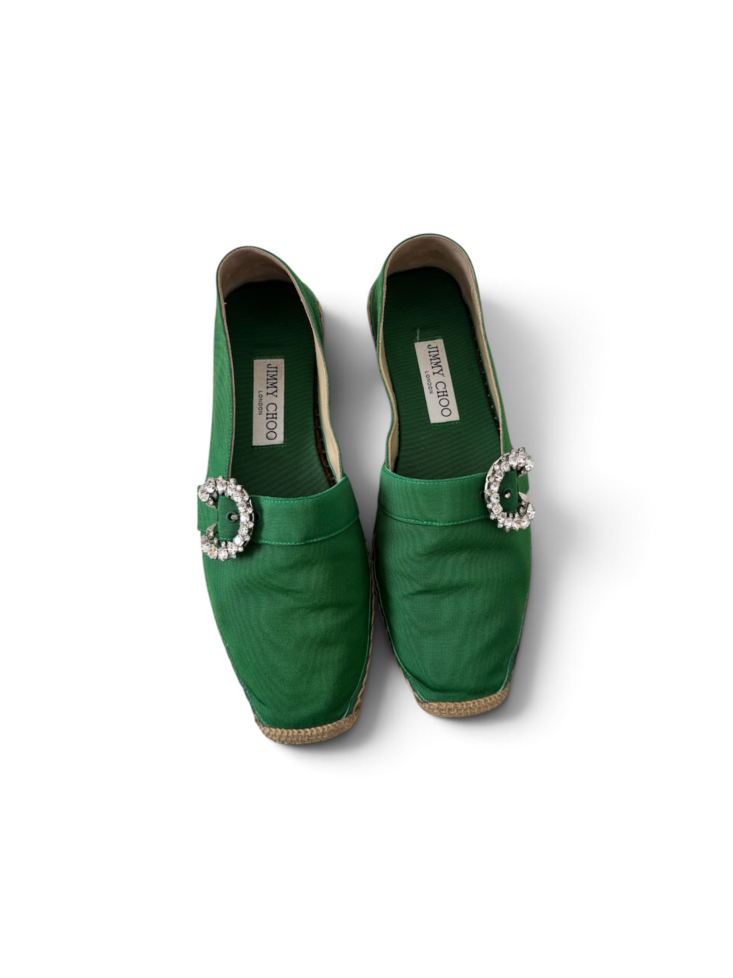 DRU FLAT CRYSTAL ESPADRILLES | 38