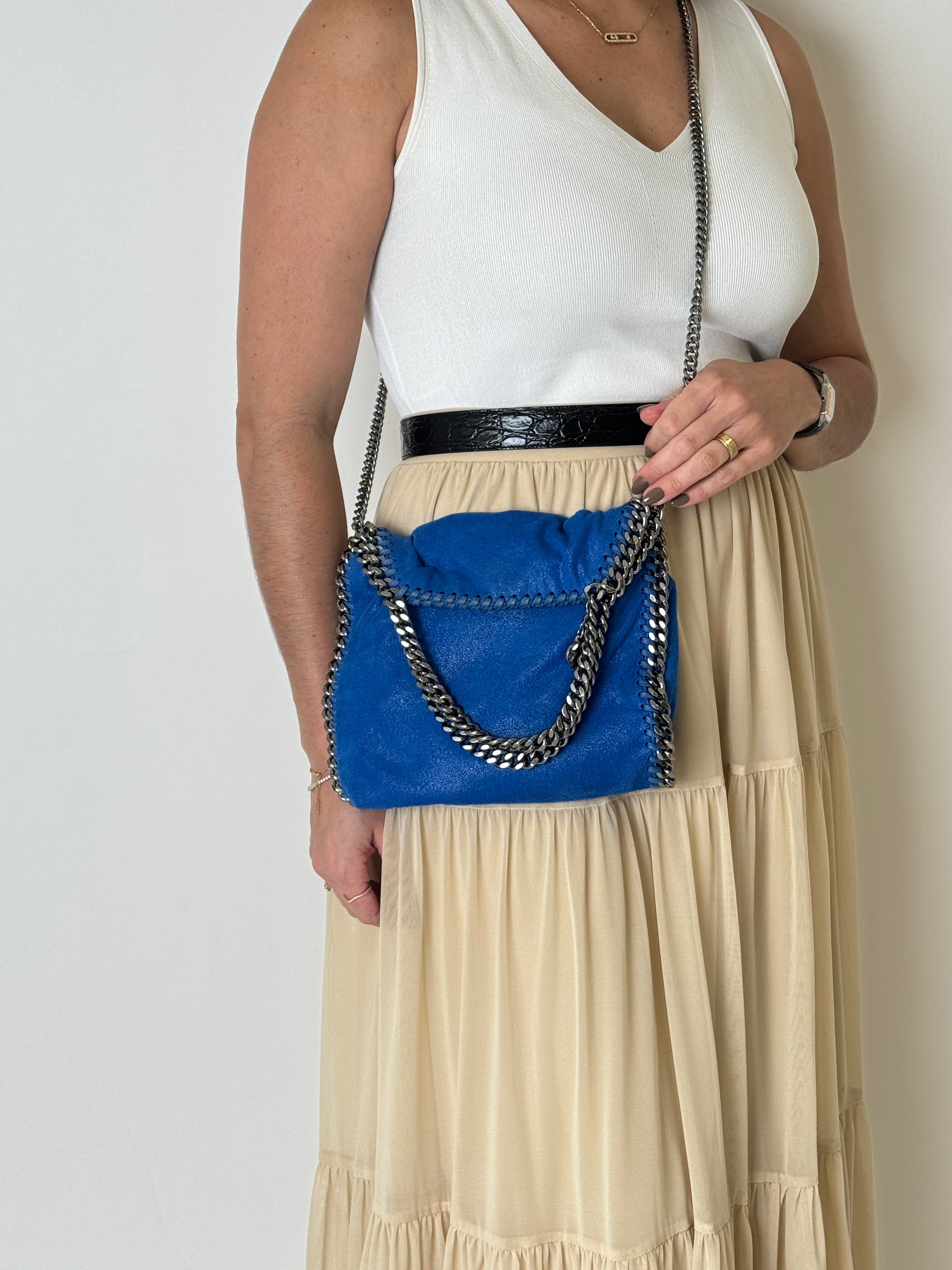 Shaggy Deer Falabella Fold Over Tote