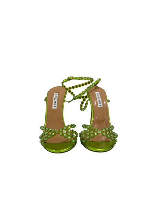 Aquazzura Tequila Embellished Heeled Sandals | 39