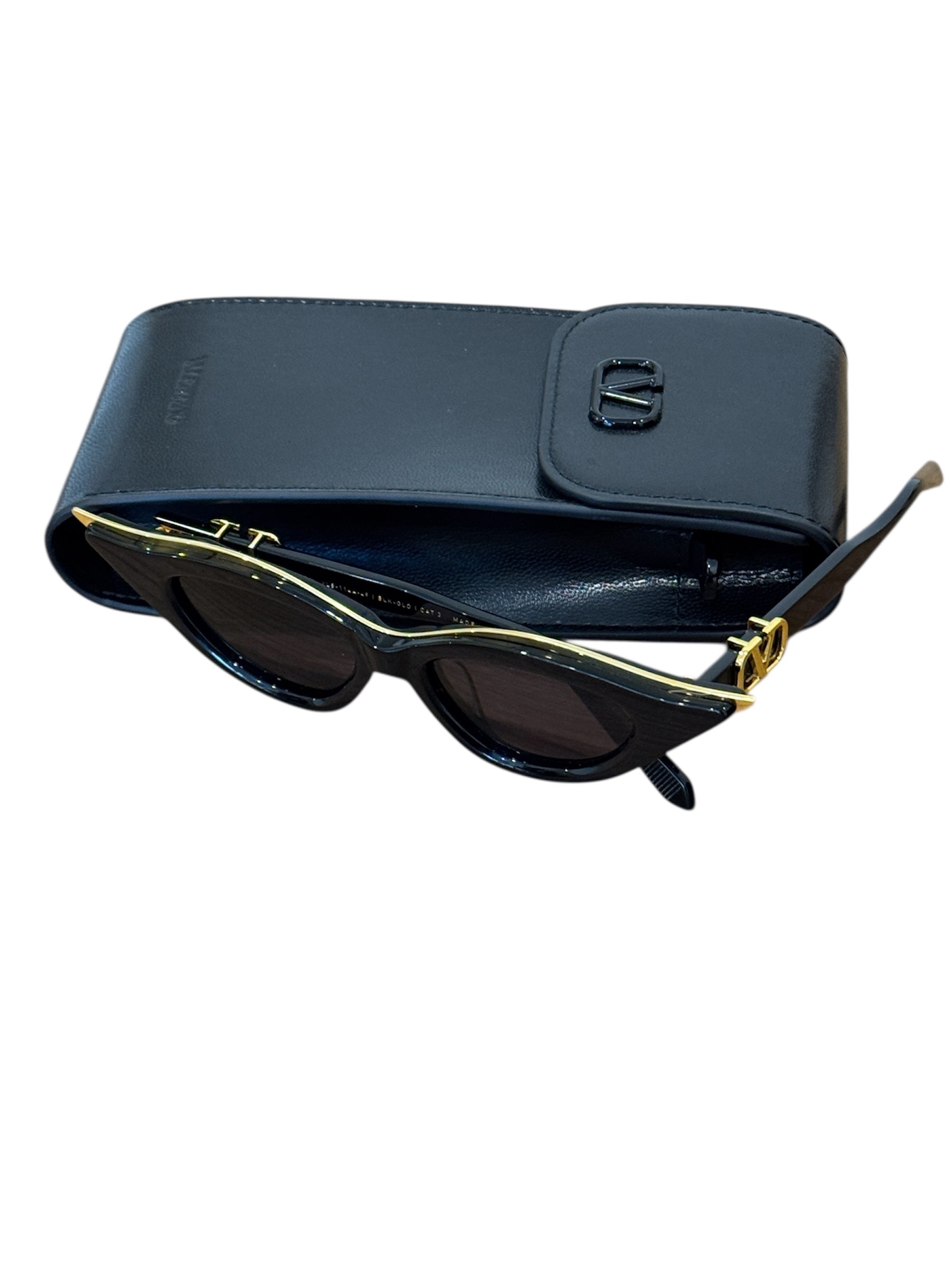 Valentino V-Gold Cut II Cat Eye Sunglasses