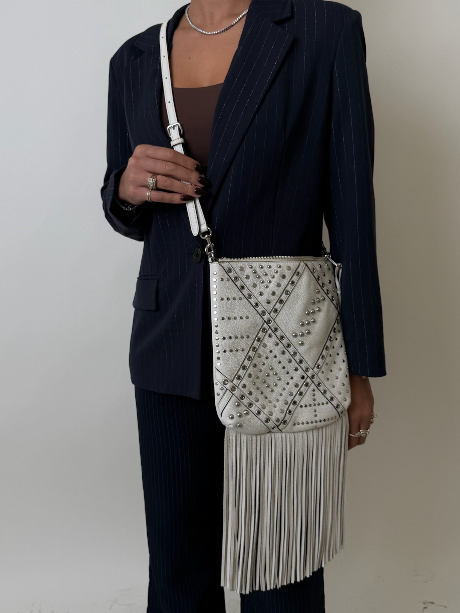 JEMMA STUDDED CROSSBODY BAG