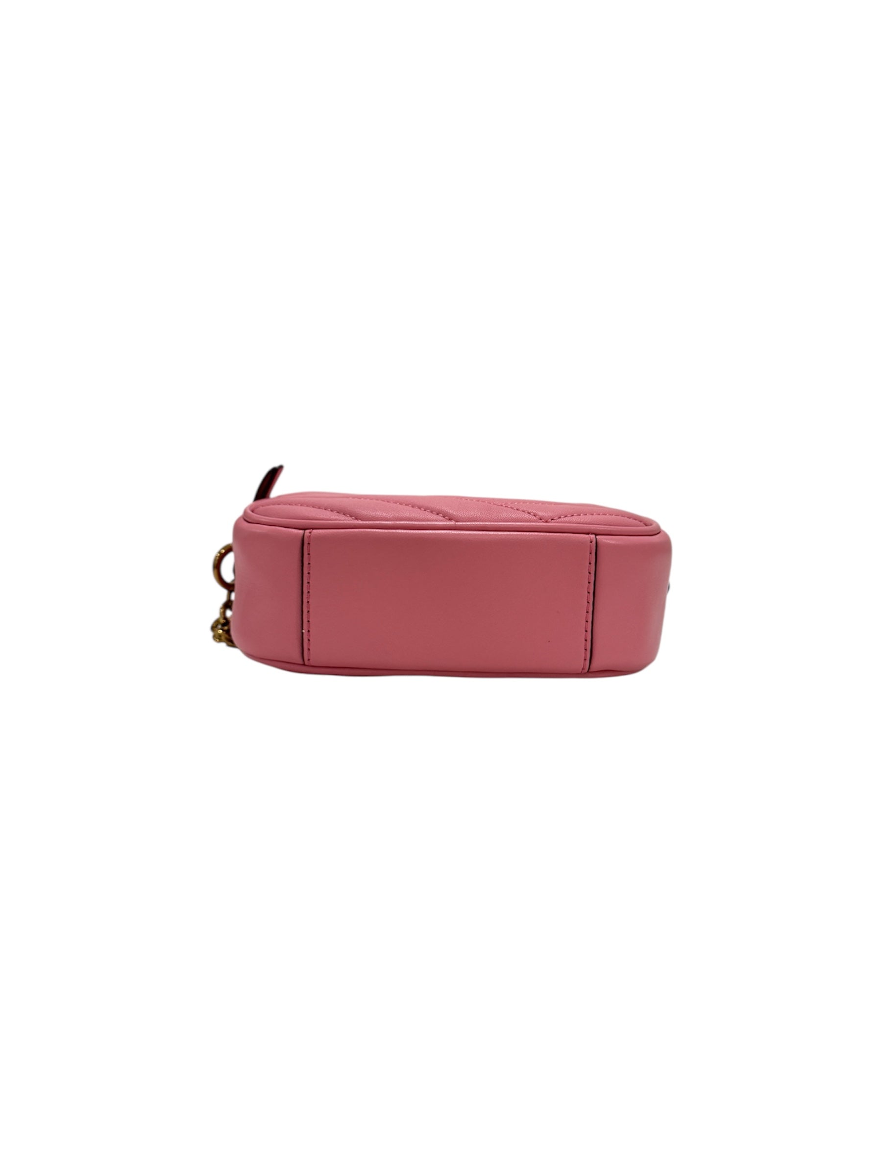 Small Kira Chevron Leather Camera Bag