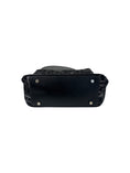Load image into Gallery viewer, Black Canvas & Leather Top Handle Bag
