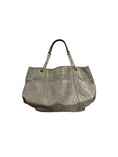 Load image into Gallery viewer, Silver Monogram Leather Bag
