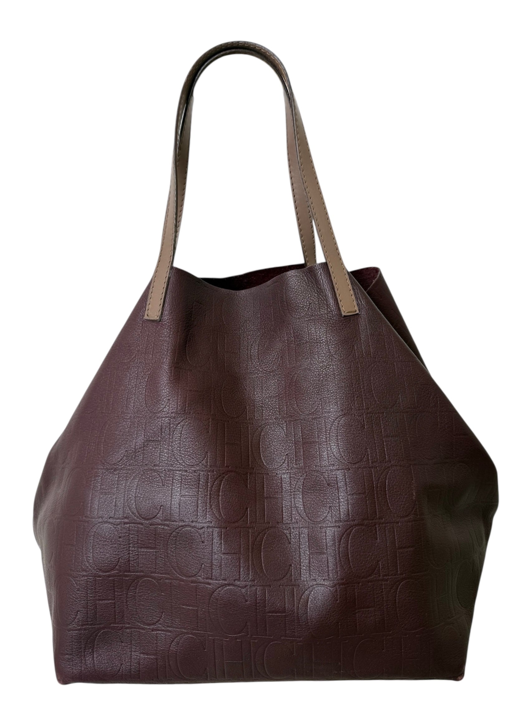 MATRYOSHKA MEDIUM BURGUNDY TOTE BAG