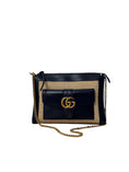 Load image into Gallery viewer, GG DAHLIA  NAVY CANVAS SMALL SHOULDER BAG
