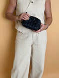 Load image into Gallery viewer, Nylon Calfskin Enamel GG Matelasse Beauty Case Black
