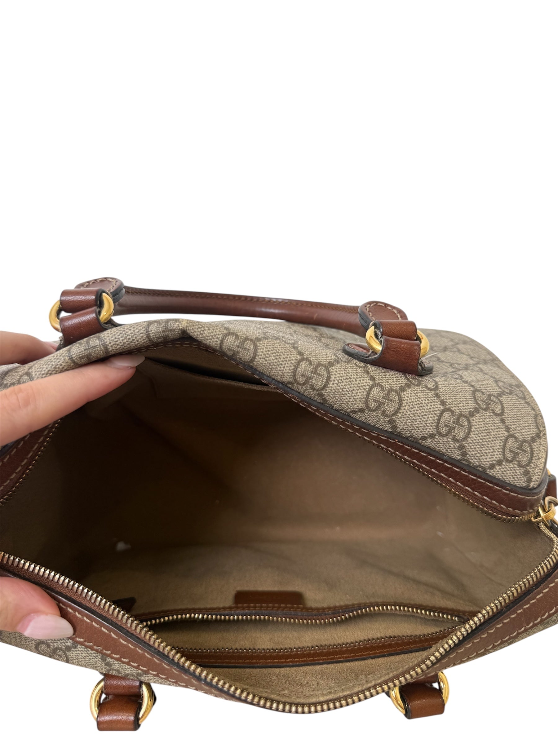 GG SUPREME BOSTON BAG- SMALL