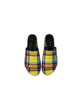Load image into Gallery viewer, Yellow Check Blackout Platform Sandals | 41
