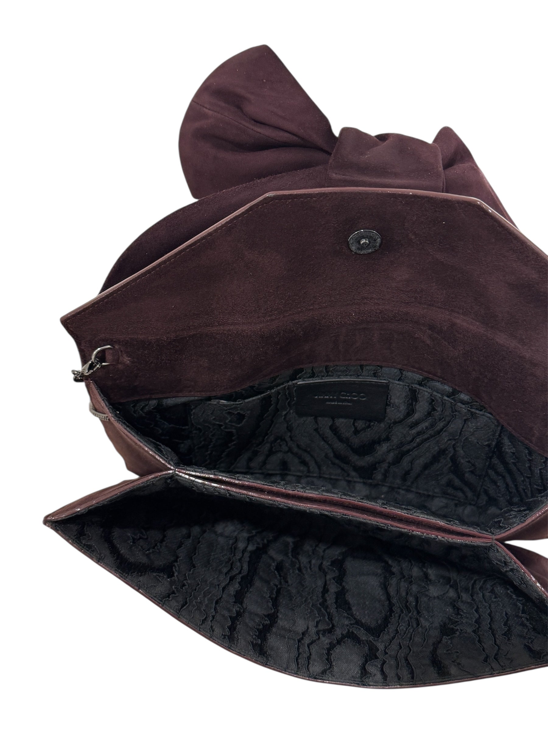 Solid Suede Shoulder Bag