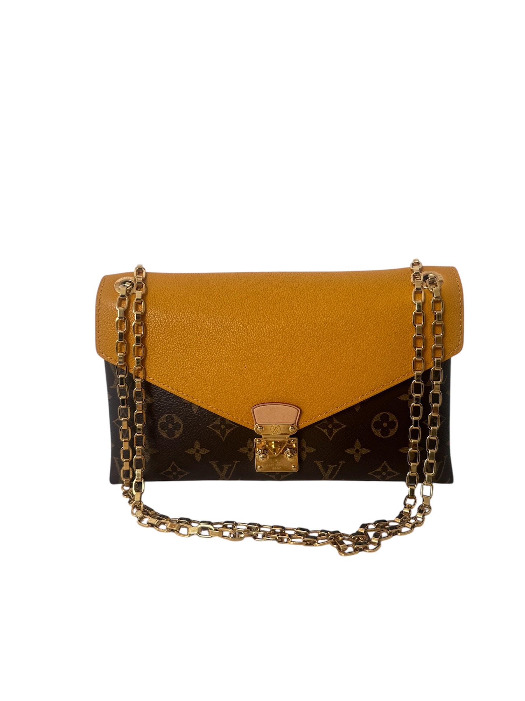 PALLAS CHAIN  MONOGRAM SAFRAN BAG