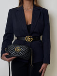 Load image into Gallery viewer, GG MARMONT SMALL BLACK CAMERA BAG
