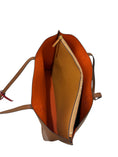 Load image into Gallery viewer, Brown Leather Small Triple Compartment Perry Tote
