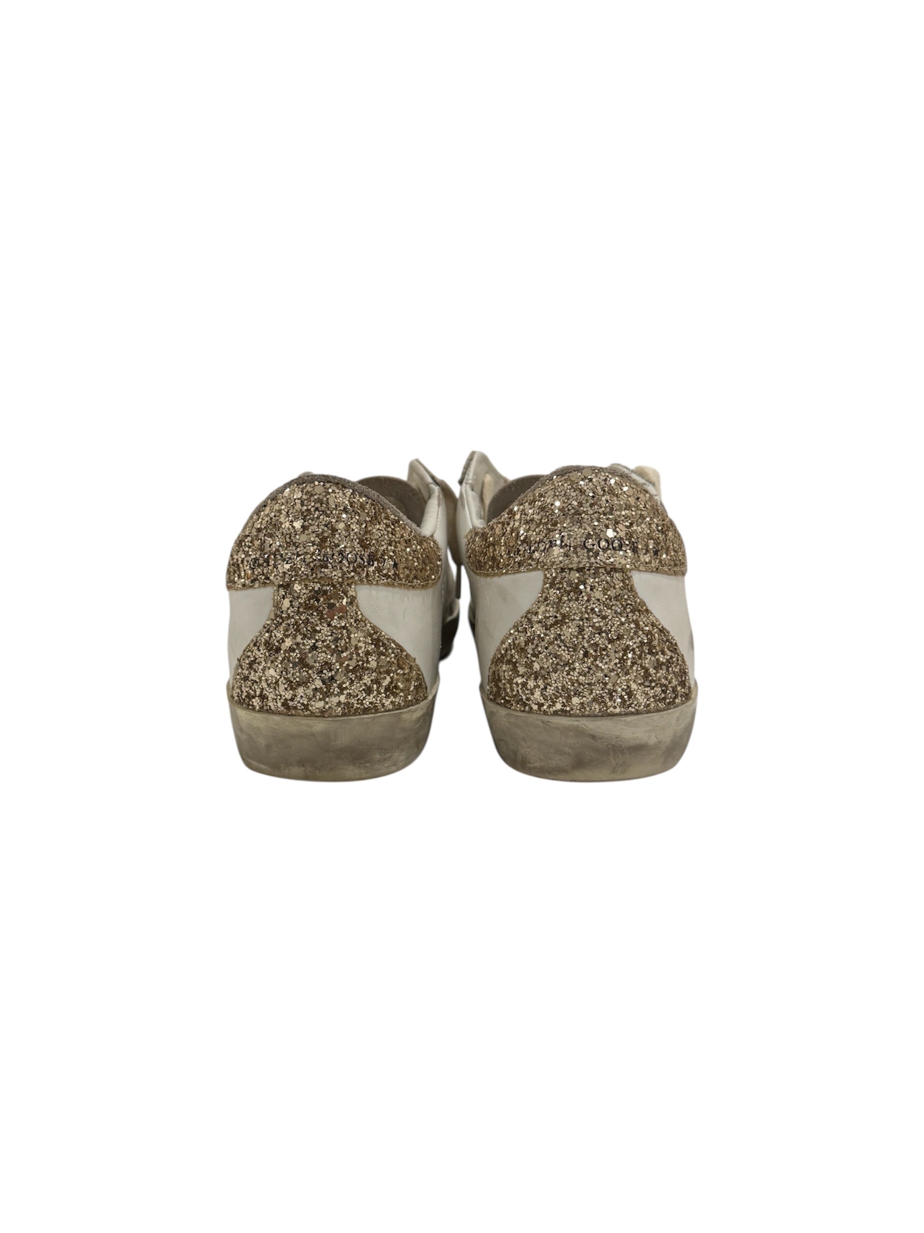 Super-Star Leather Glittered Low Sneaker | 39