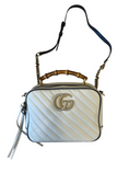 Load image into Gallery viewer, Vintage Effect Calfskin Matelasse Bamboo Bag
