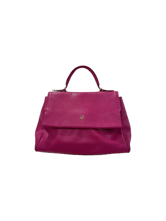 Pink Leather Mini Minuetto Top Handle Bag