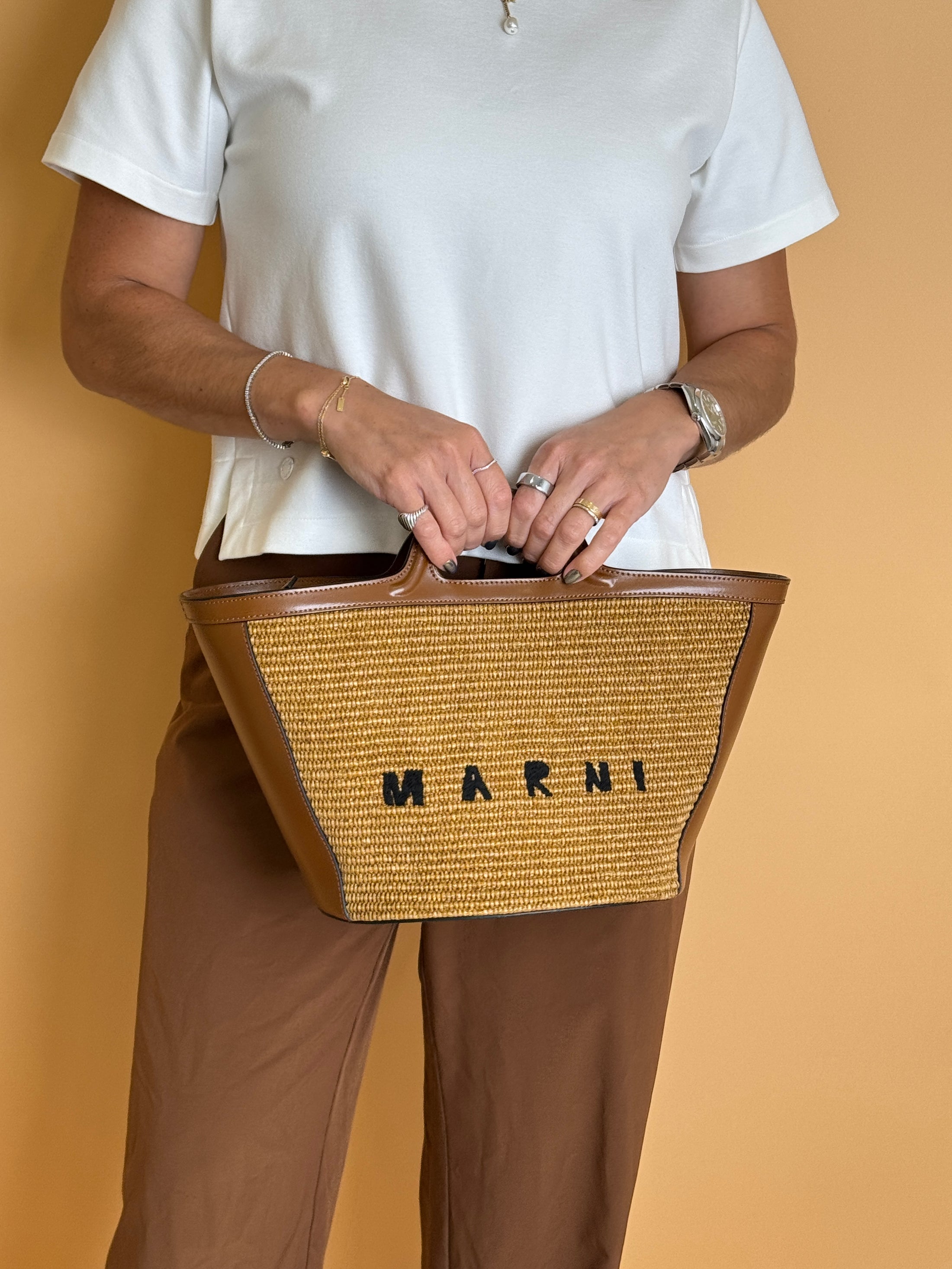 Tropicalia Raffia Bag