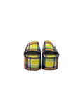 Load image into Gallery viewer, Yellow Check Blackout Platform Sandals | 41
