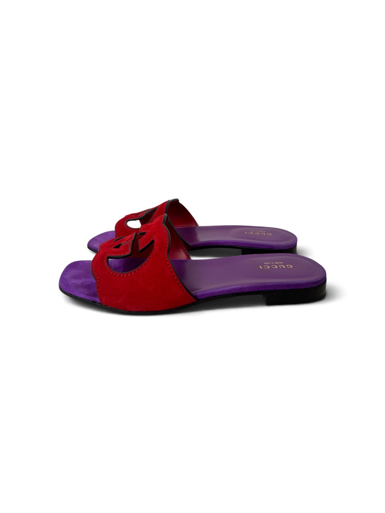 SCAMOSCIATO INTERLOCKING G CUT OUT SANDALS | 37