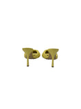 Load image into Gallery viewer, Yellow Leather Slides | 40
