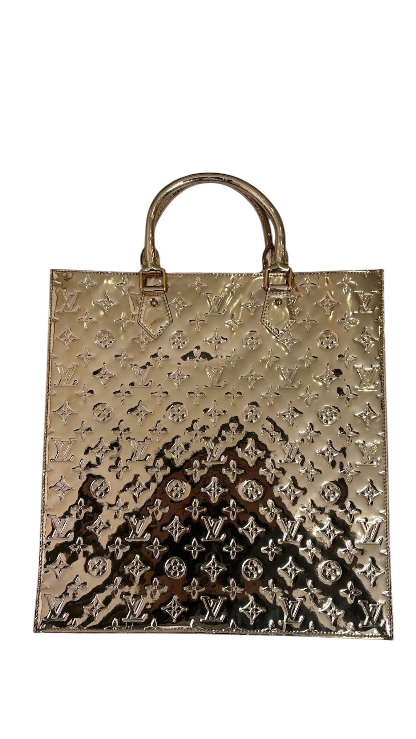 LIMITED EDITION MIROIR SAC PLAT GOLD MONOGRAM