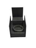Load image into Gallery viewer, Sculpted Cable Bracelet in Sterling Silver
