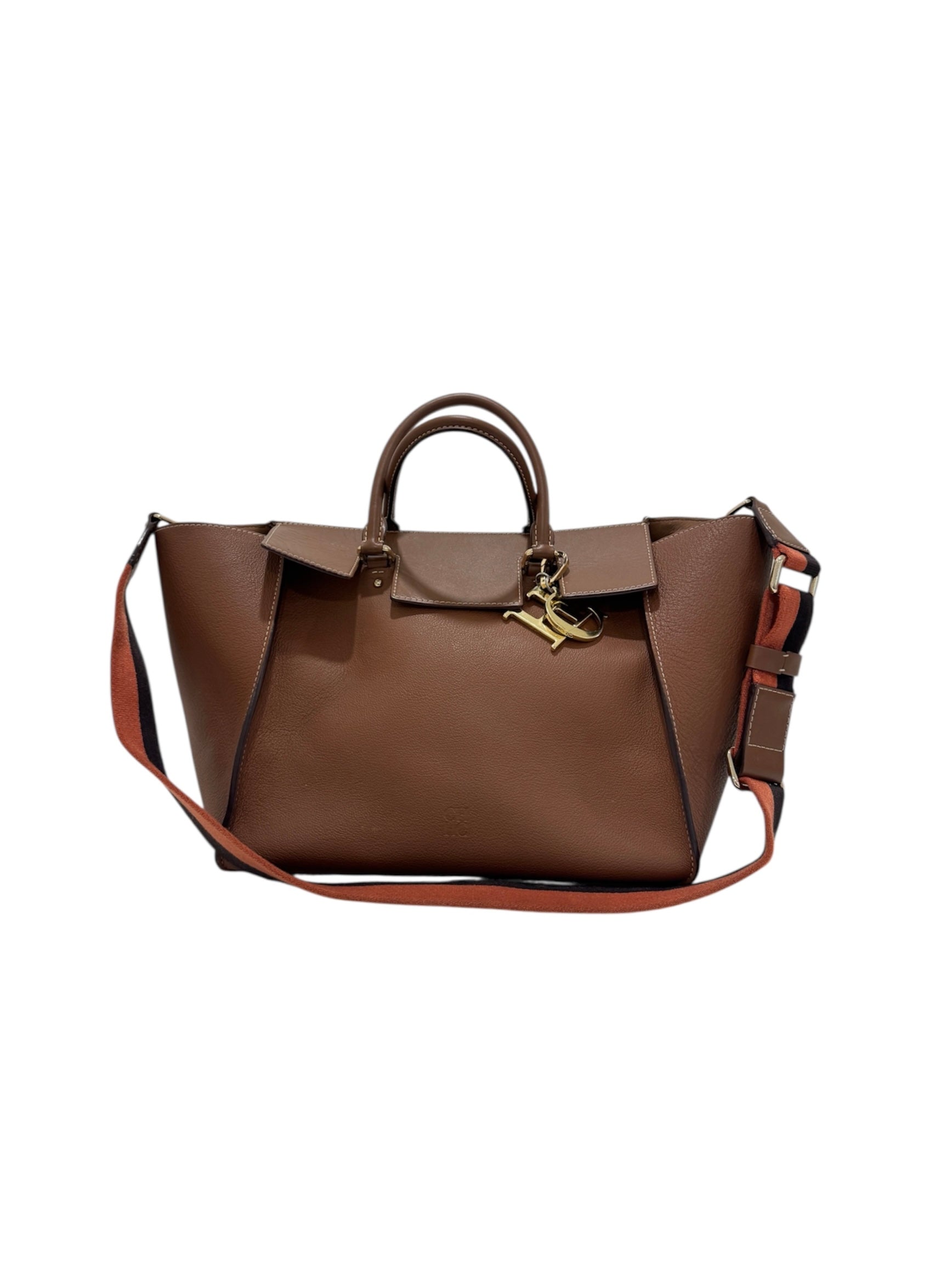 Taupe Satchel Bag