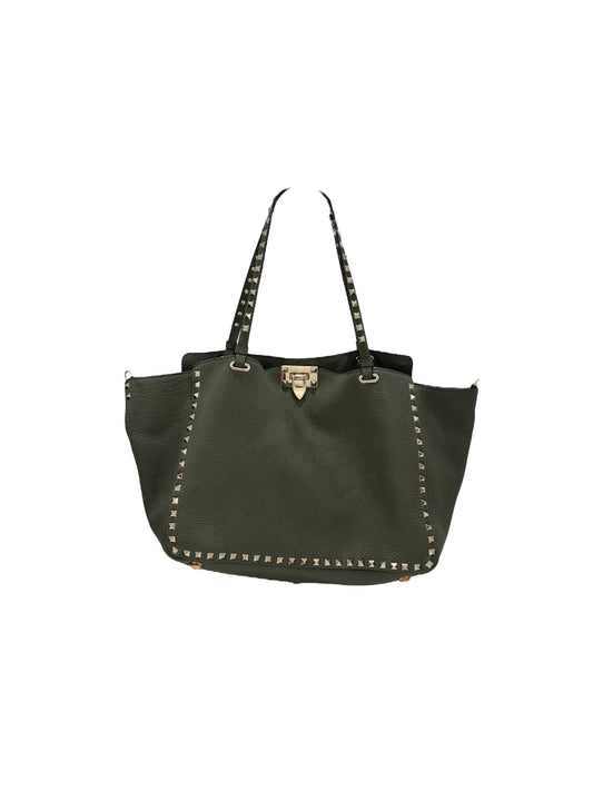 Rockstud Green Tote