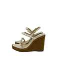 Load image into Gallery viewer, Amatuus Pearly Ankle-Strap Wedge Espadrilled | 37
