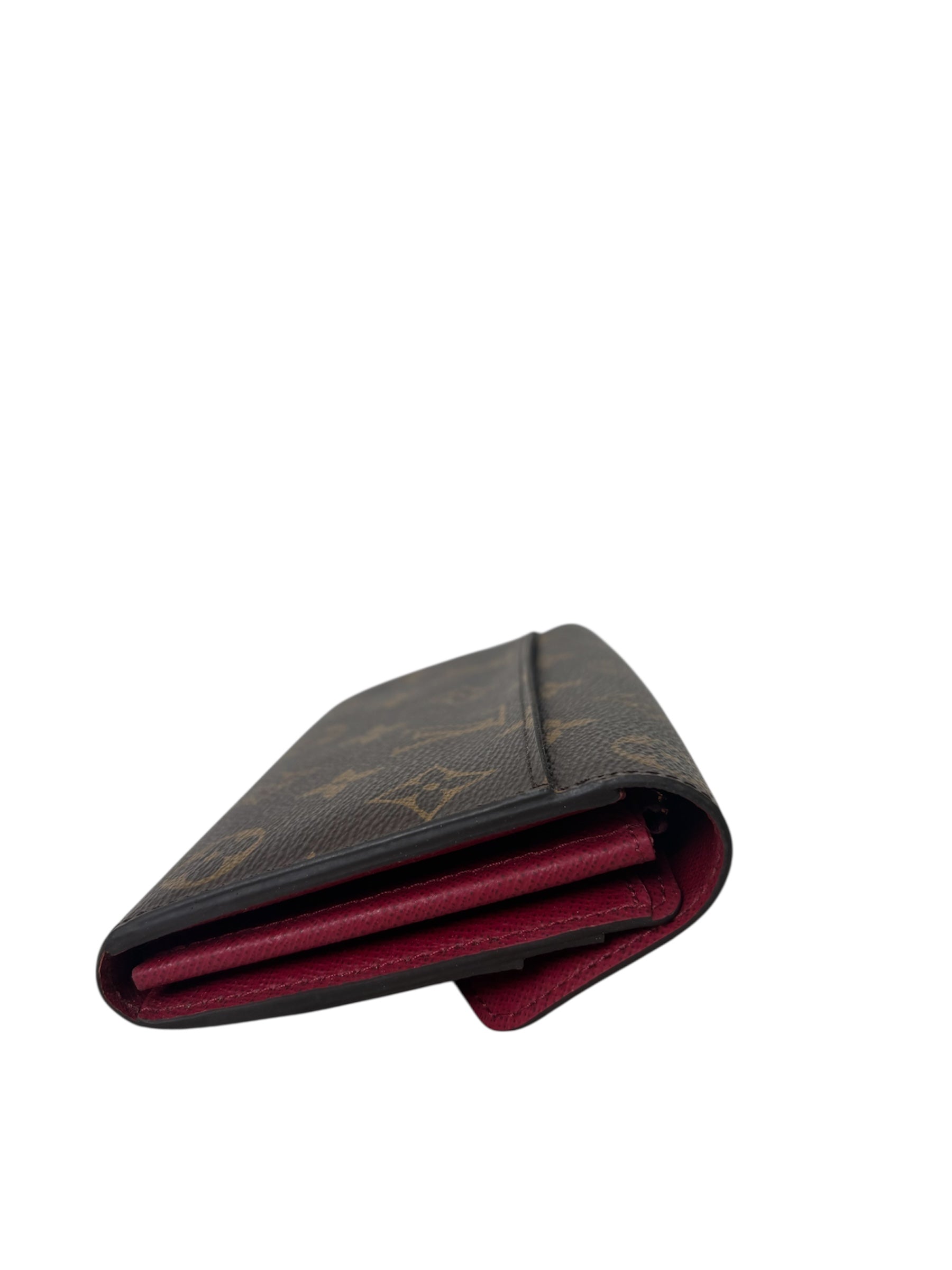 SARAH MONOGRAM CANVAS WALLET