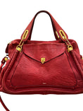 Load image into Gallery viewer, Red Leather Paraty Shoulder Bag
