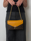 Load image into Gallery viewer, PALLAS CHAIN  MONOGRAM SAFRAN BAG
