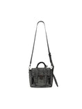 Load image into Gallery viewer, Textured Calfskin Mini Pashli Satchel Black Mauve
