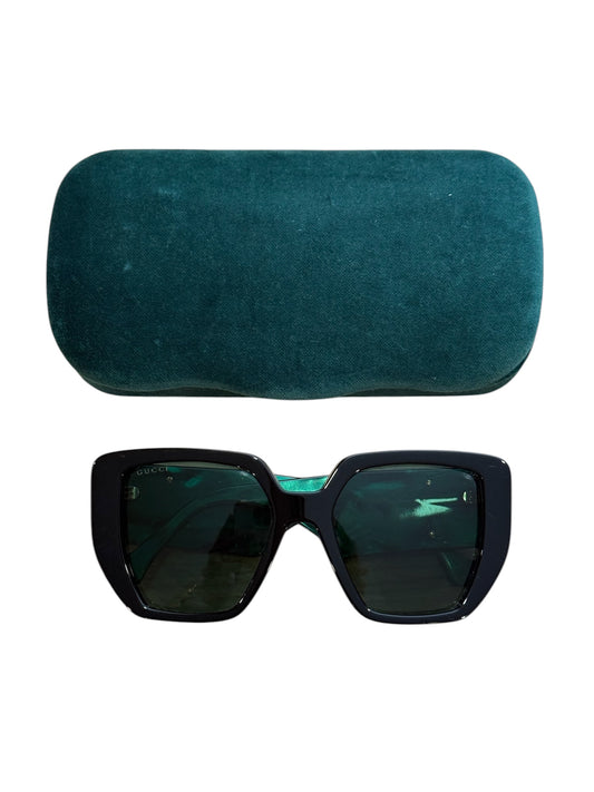 INTERLOCKING G OVERSIZED FRAME SUNGLASSES