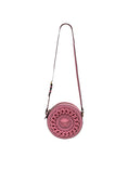 Load image into Gallery viewer, Grained Calfskin Studded Mini La Medusa Round Crossbody

