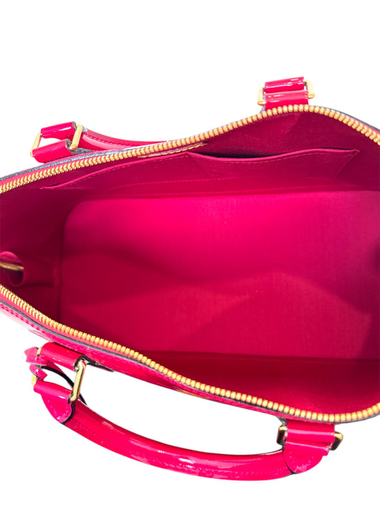 VERNIS ROSE INDIEN MONOGRAM ALMA PM BAG