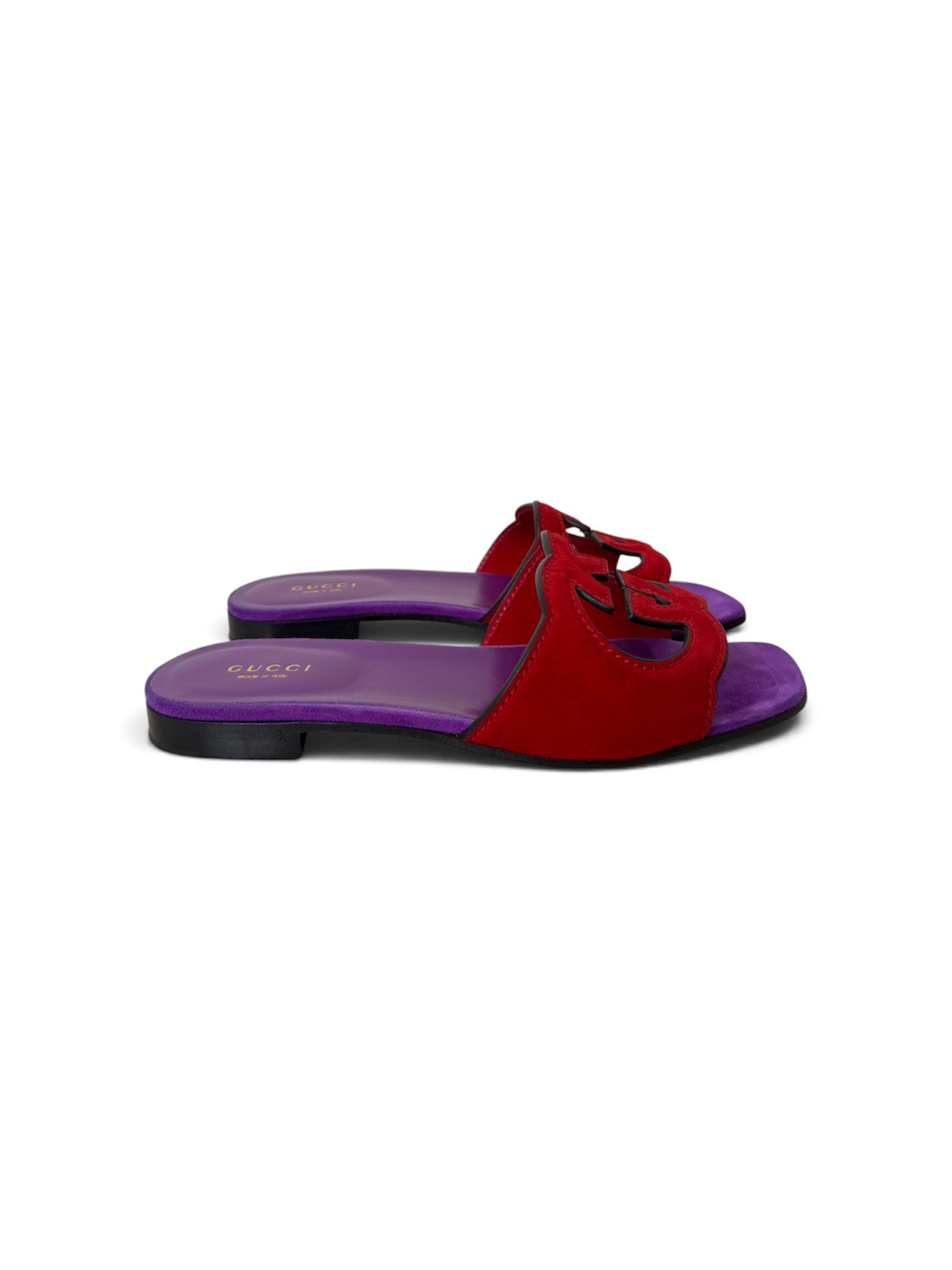 SCAMOSCIATO INTERLOCKING G CUT OUT SANDALS | 37