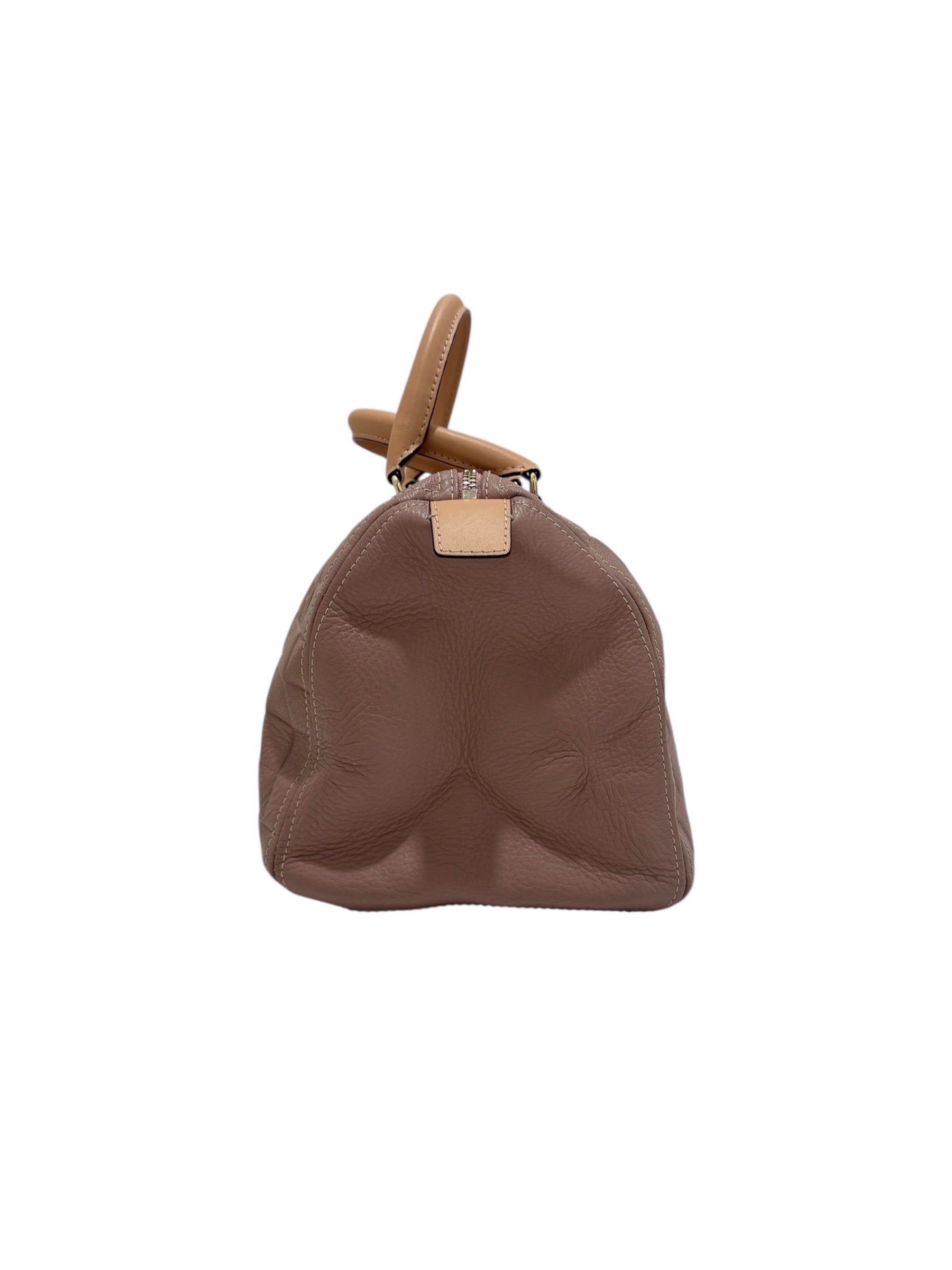 Pale Rose Leather Hand Bag
