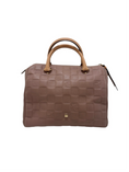 Load image into Gallery viewer, Pale Rose Leather Hand Bag
