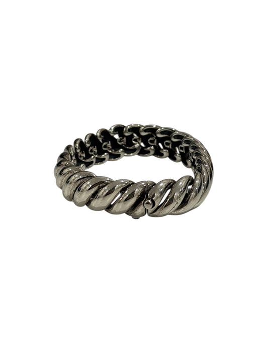 Sculpted Cable Bracelet in Sterling Silver