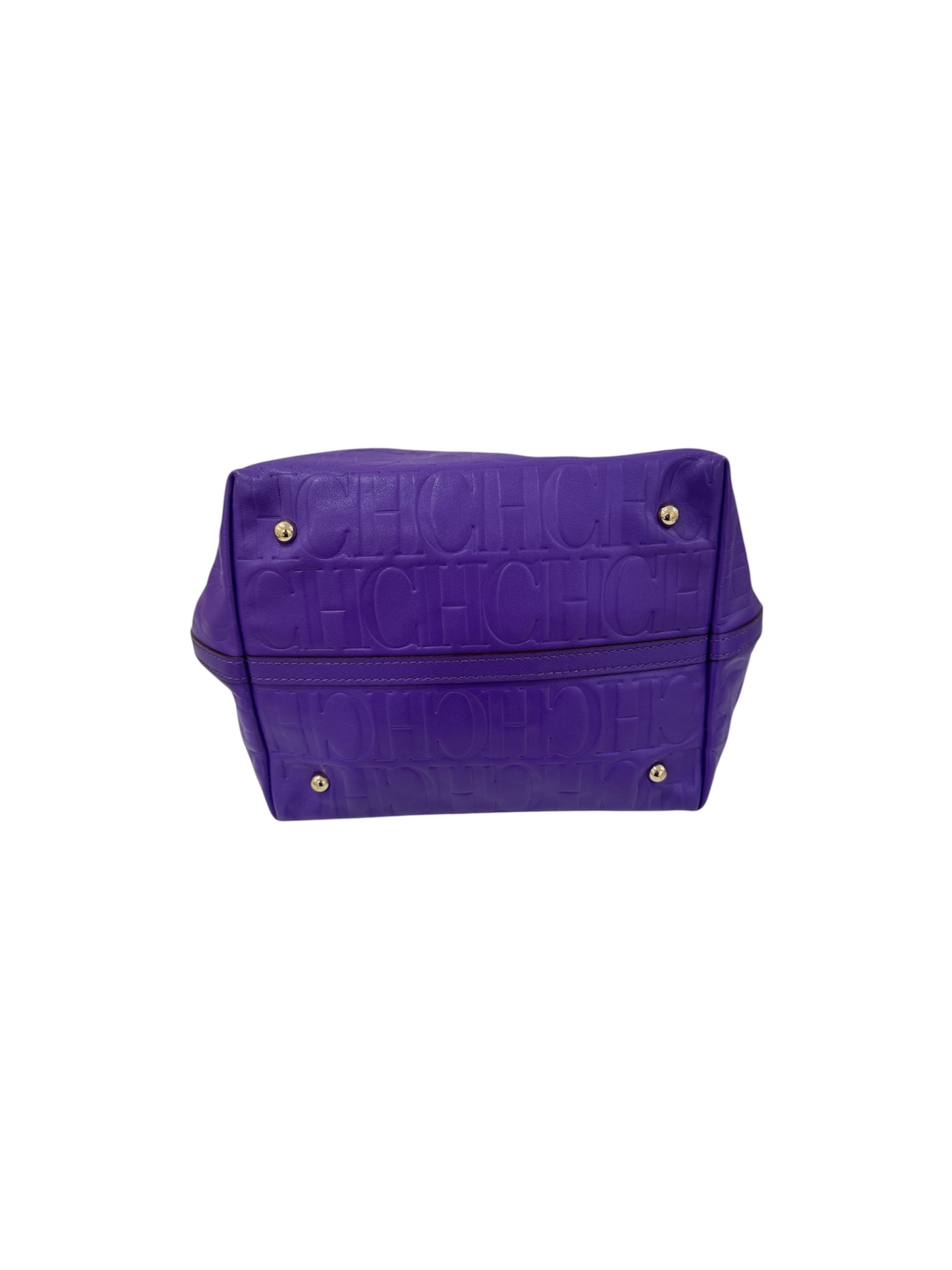 Purple Matryoshka Leather Bag