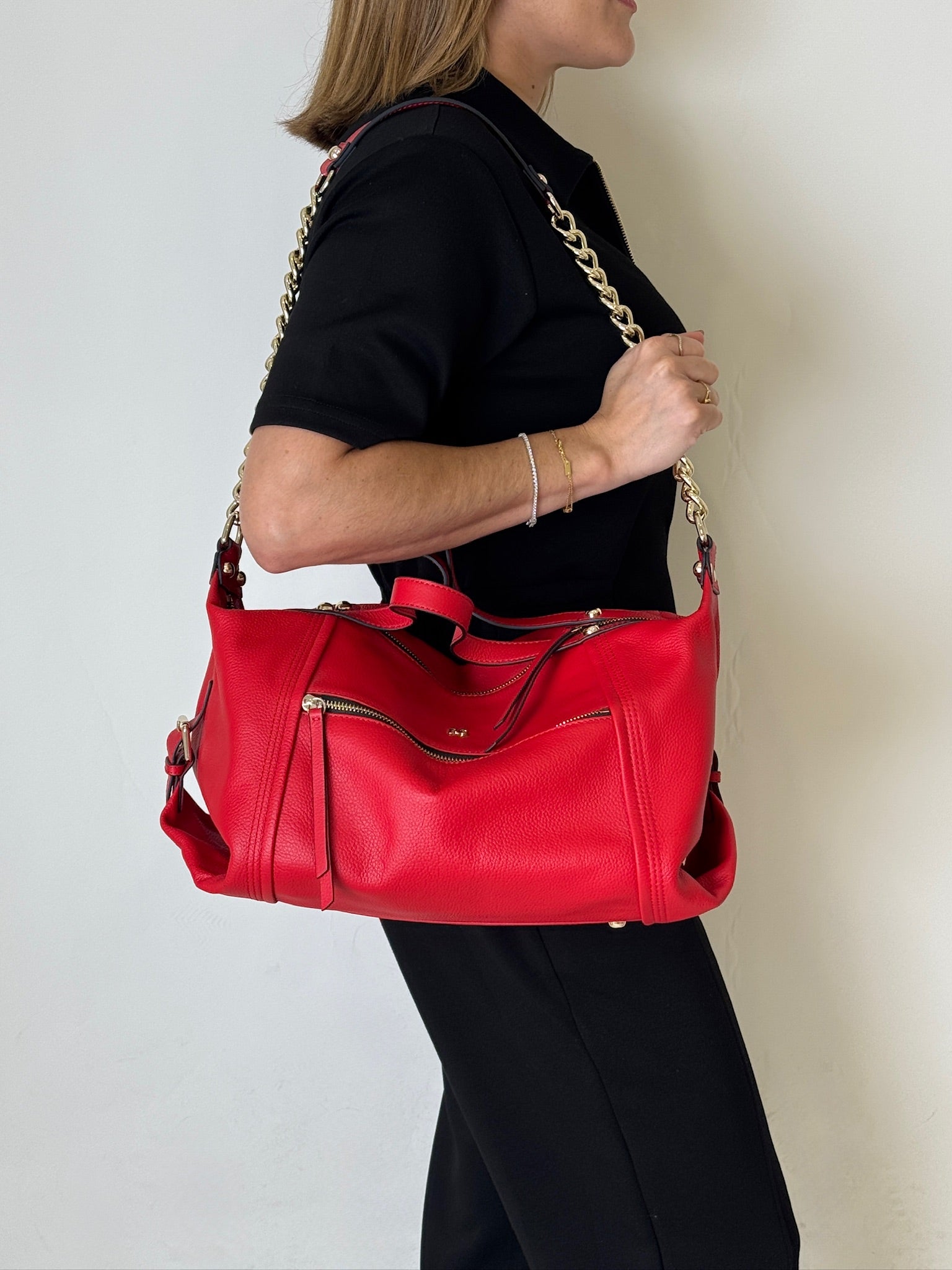 Red Leather Bag
