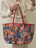 Load image into Gallery viewer, Multicolor Print CH Tote Bag

