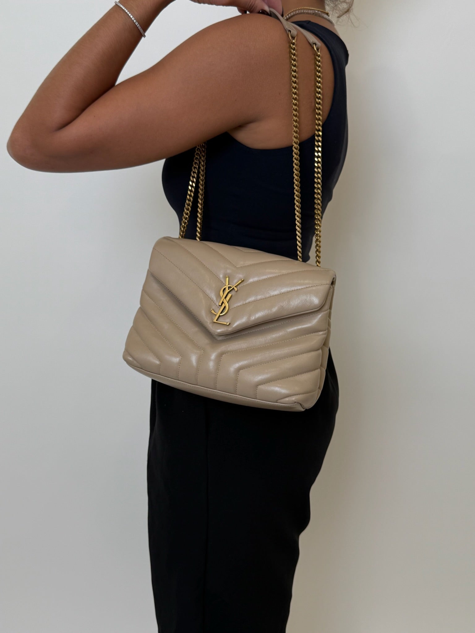 SMALL LOULOU SHOULDER BAG
