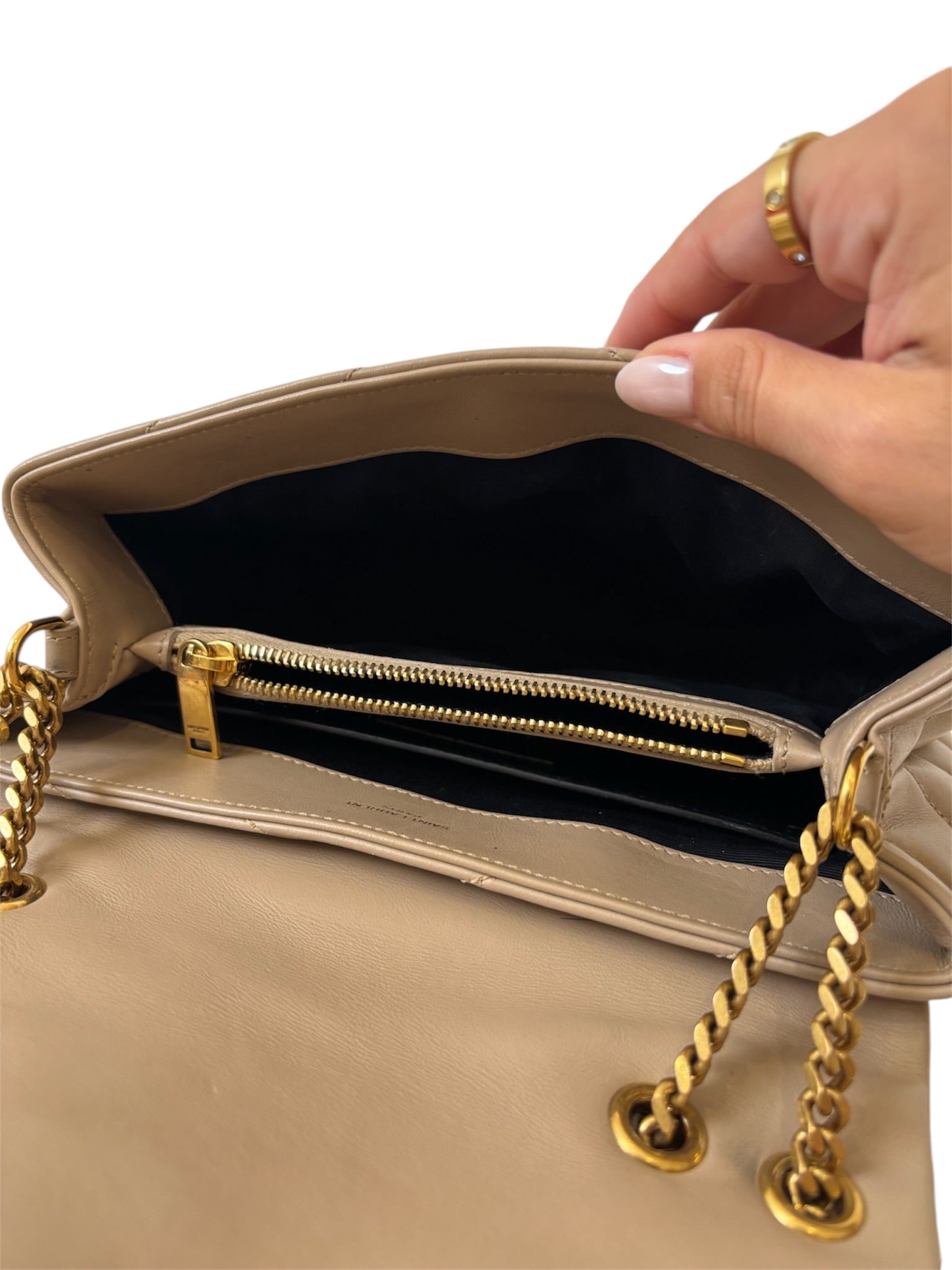 SMALL LOULOU SHOULDER BAG